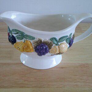 Vintage Hand Painted Gravy Bowl